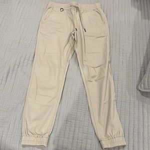Mens Legacy jogger. Publish brand size 34 khaki.